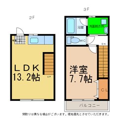 クレスト新浜の物件間取画像